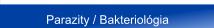 Parazity / Bakteriológia